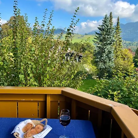 Alpenpanorama Mit Bergblick Oberstaufen